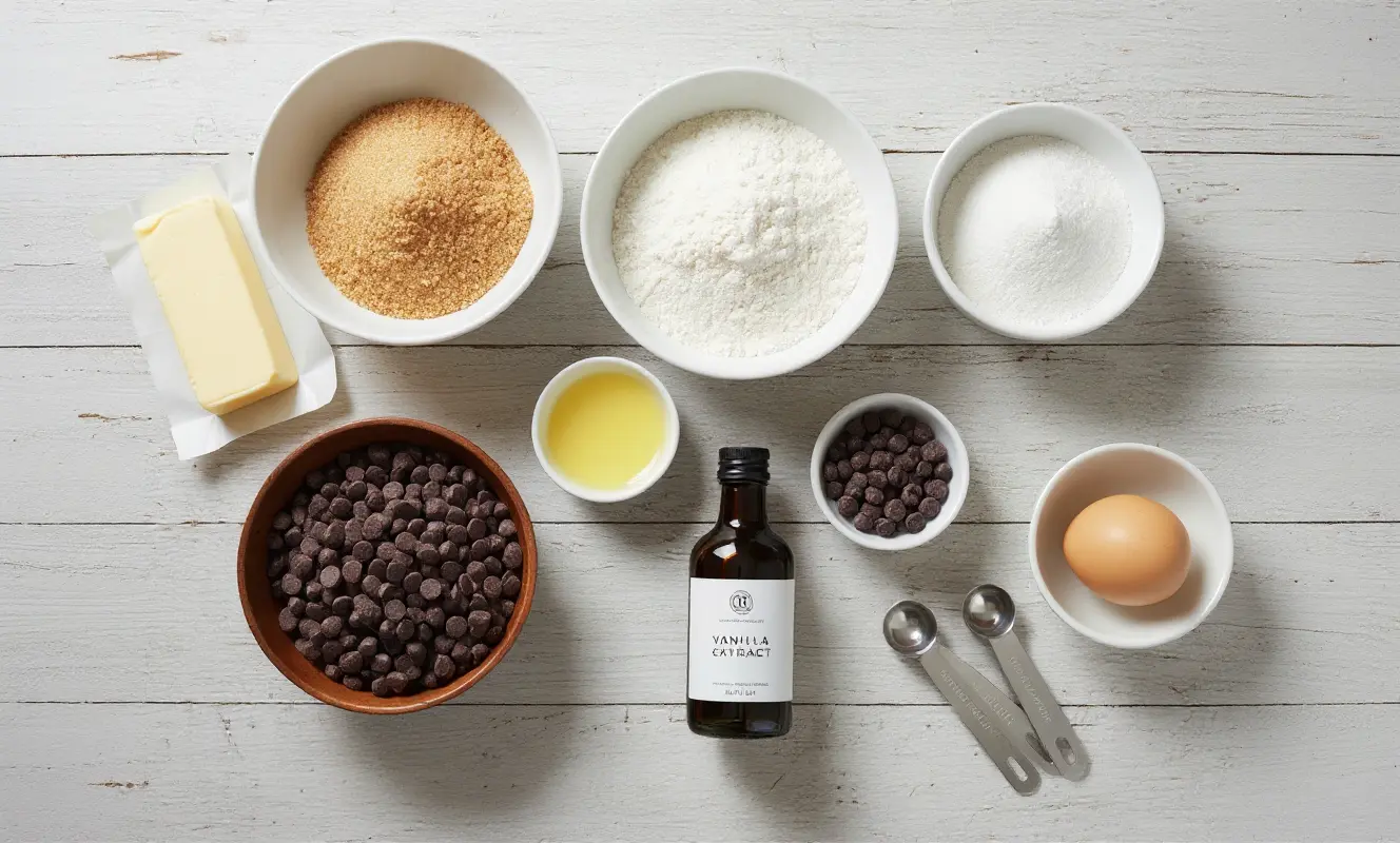 Cookies au thermomix dorés et moelleux avec pépites de chocolat fondant disposés sur une assiette blanche